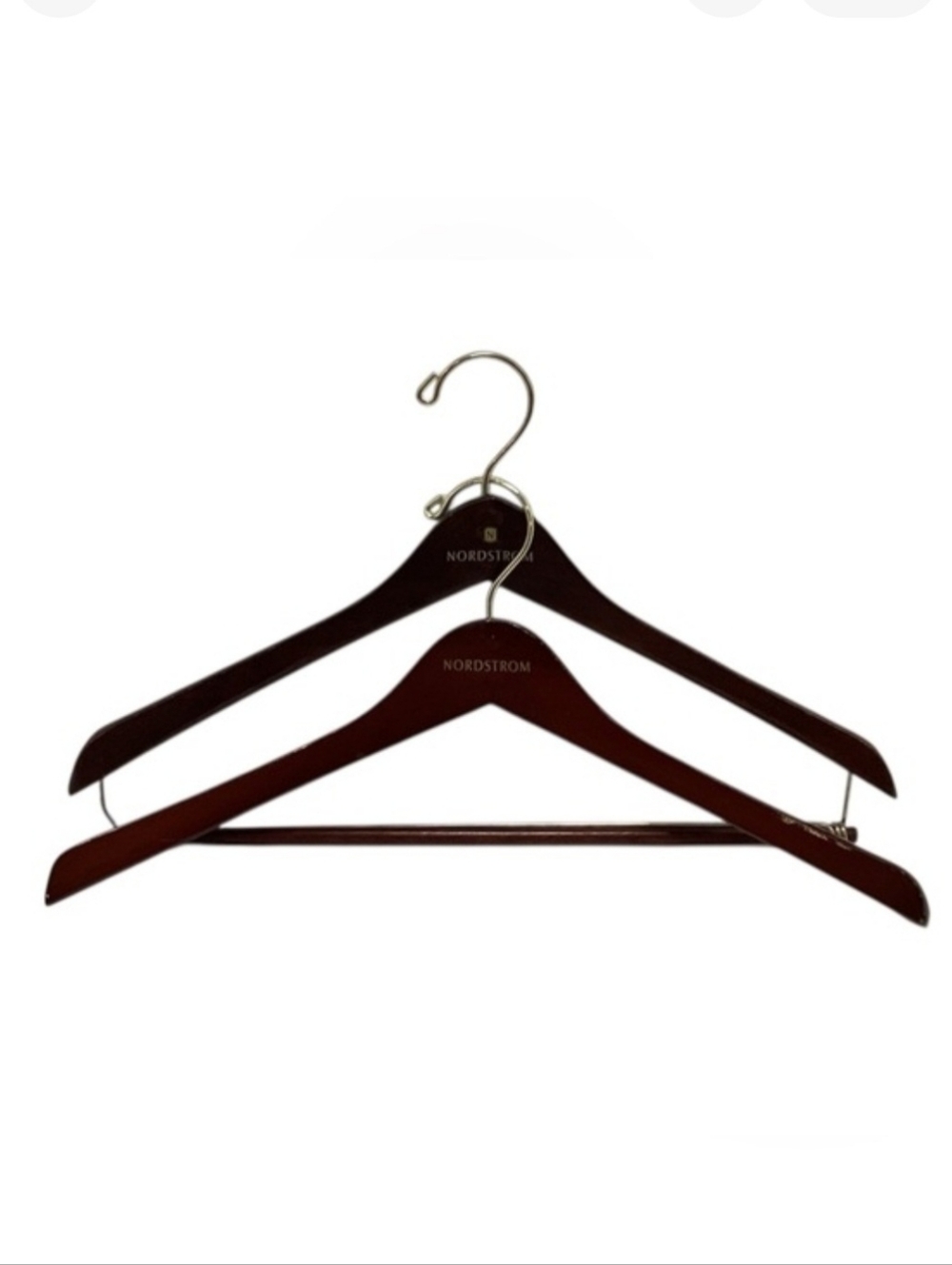 💚 Nordstrom Dark Brown Wooden Hangers